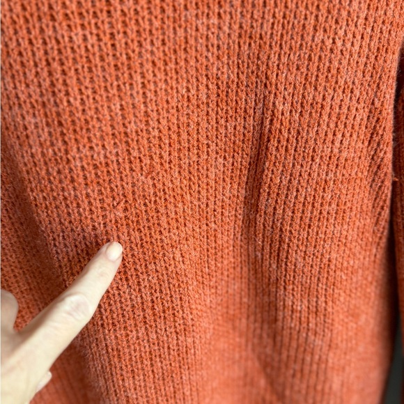 Wonderland by Orange Button Front Wrap Sweater, Size Large - Picture 12 of 16